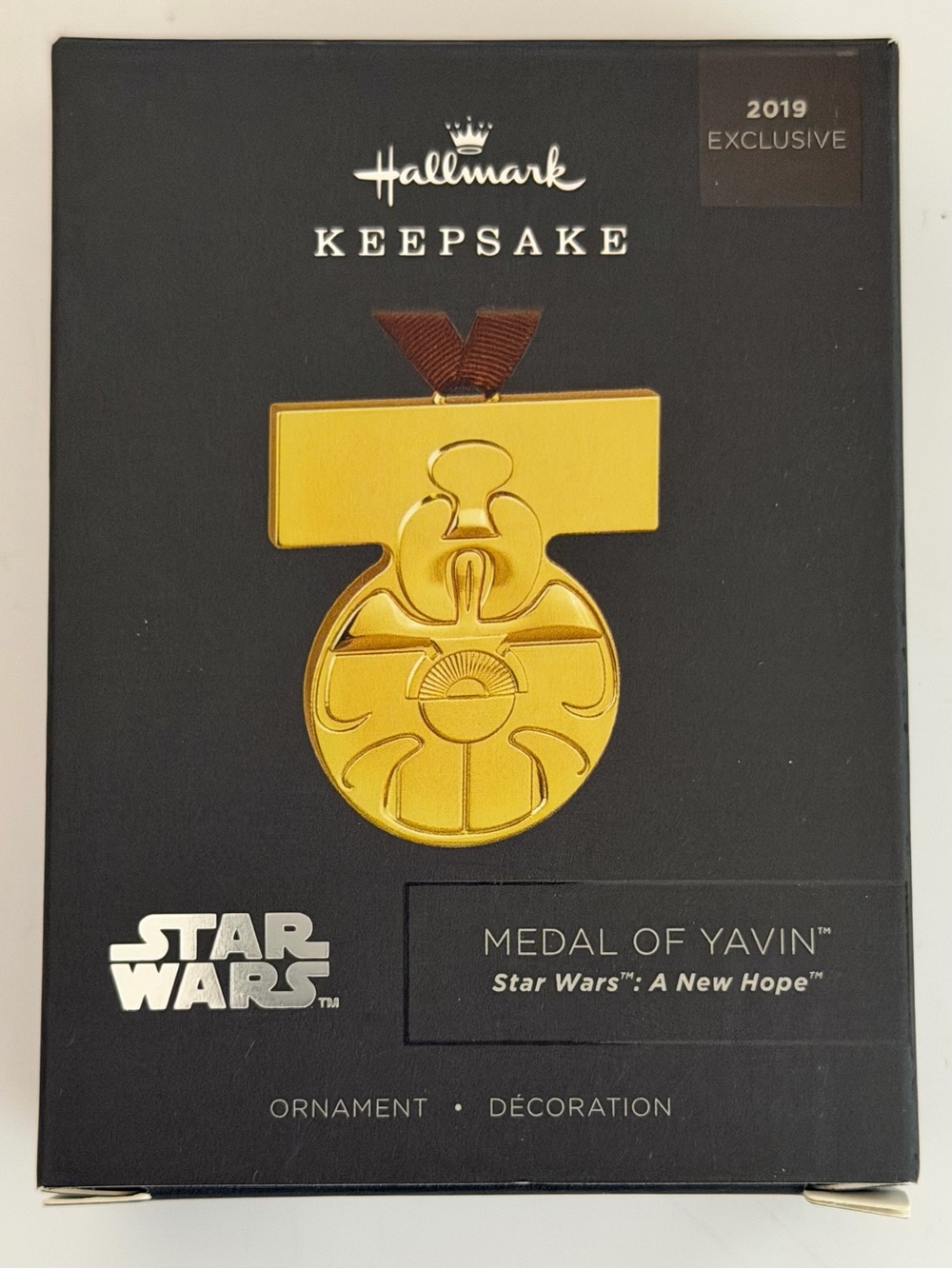 Pop Minded Hallmark Keepsake Star Wars Medal of Yavin Ornament 2019